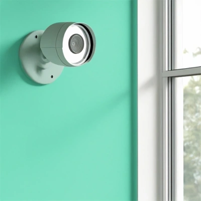 Trenton vivint camera facing a window